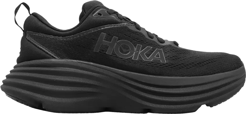  Hoka One One Wmns Bondi 8 Wide &#039;Triple Black&#039;