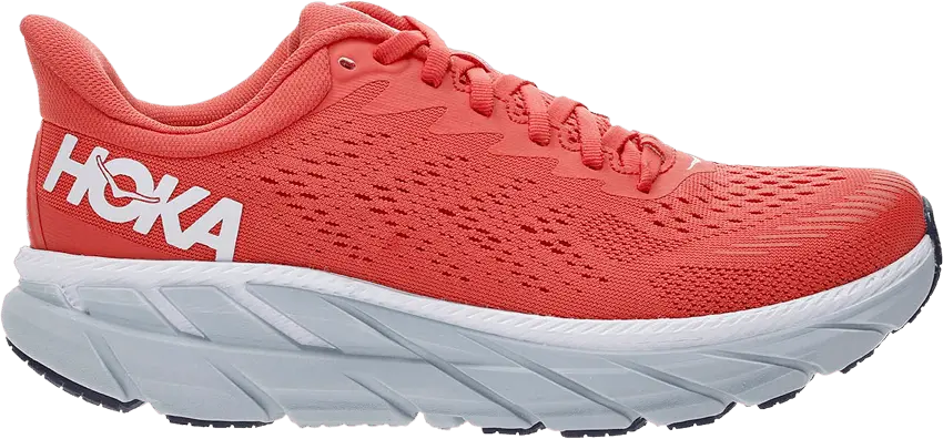 Hoka One One Wmns Clifton 7 &#039;Hot Coral&#039;
