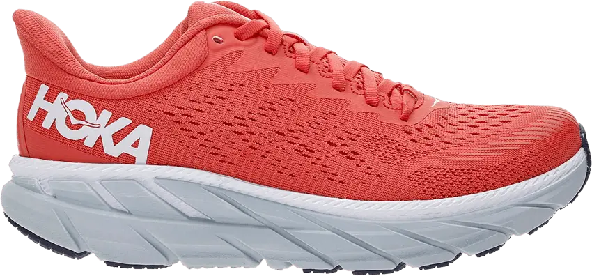  Hoka One One Wmns Clifton 7 &#039;Hot Coral&#039;