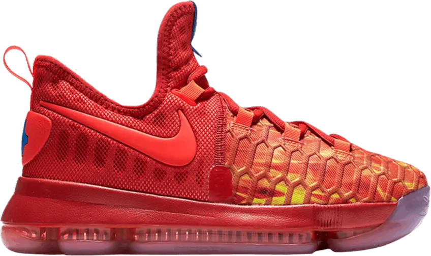  Nike Zoom KD 9 GS &#039;Fire and Ice&#039;