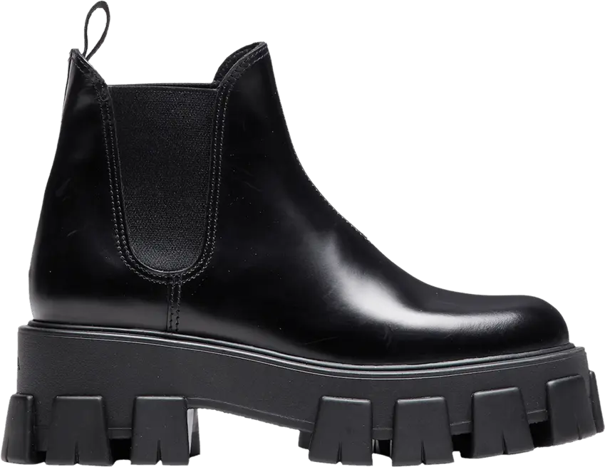 Prada Wmns Monolith Chelsea Boot &#039;Black&#039;