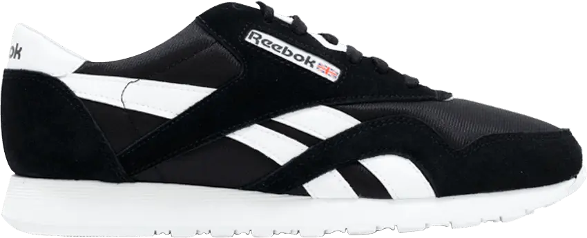  Reebok Classic Leather Nylon &#039;Black White&#039;