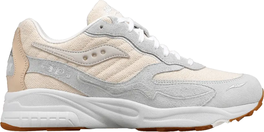  Saucony 3D Grid Hurricane Blank Canvas Undyed