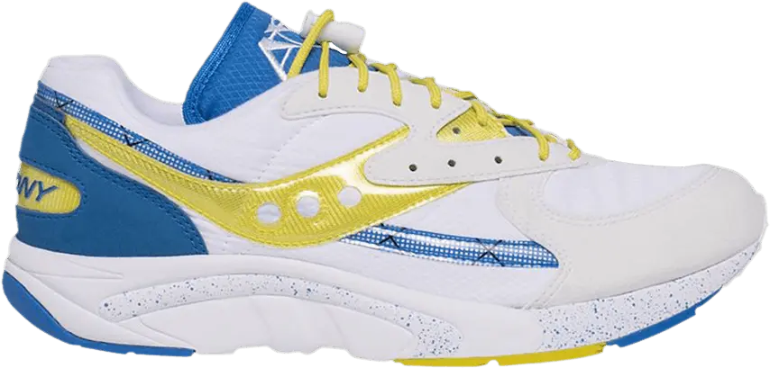  Saucony Aya White Blazing Yellow