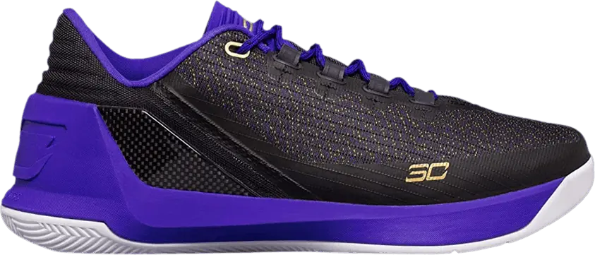 Under Armour Curry 3 Low &#039;Anthracite Purple&#039;