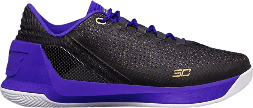  Under Armour Curry 3 Low &#039;Anthracite Purple&#039;