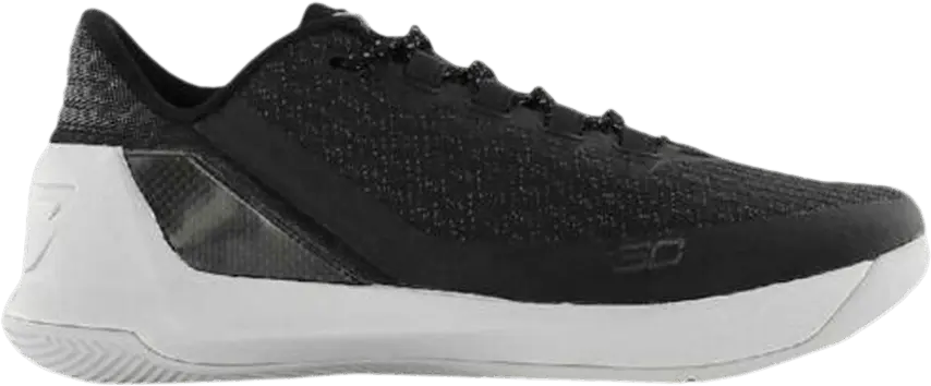 Under Armour Curry 3 Low &#039;Black White&#039;
