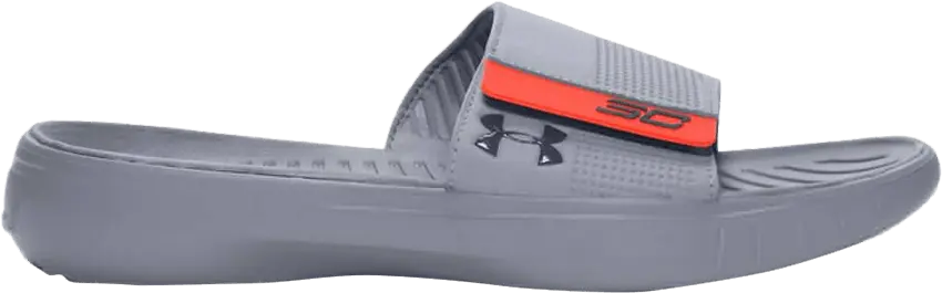  Under Armour Curry 3 Slides &#039;Grey Orange&#039;