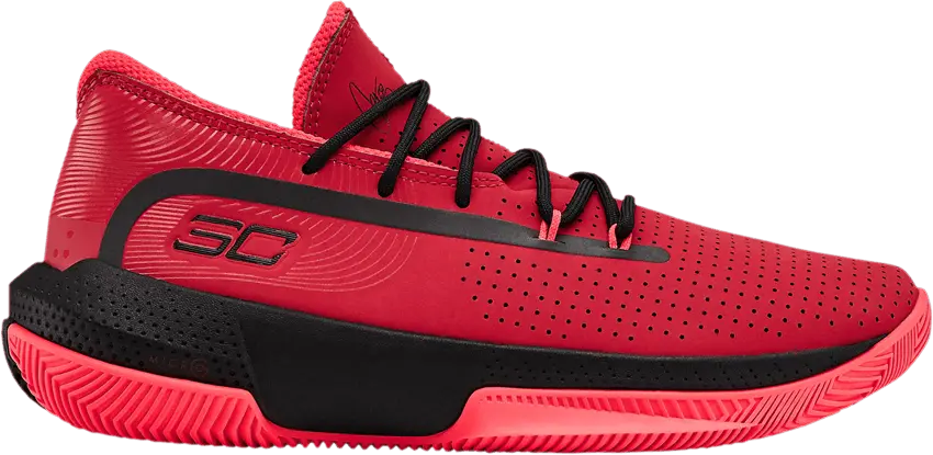  Under Armour Curry 3Zer0 3 GS &#039;Red&#039;