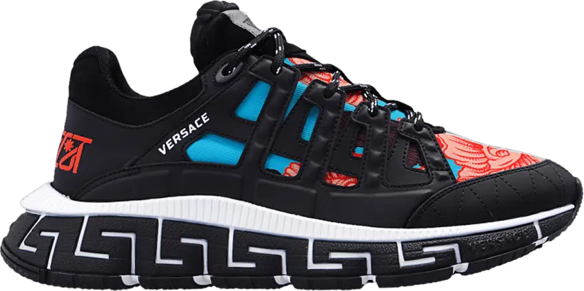 Versace Trigreca &#039;Black Multi&#039;