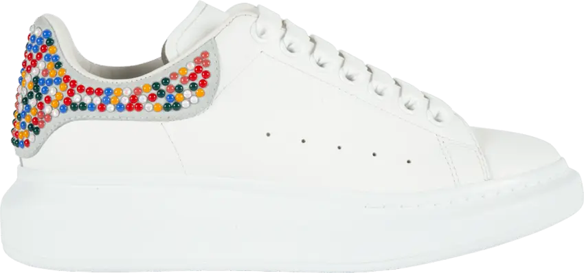  Alexander Mcqueen Alexander McQueen Oversized Sneaker &#039;White Rainbow&#039;