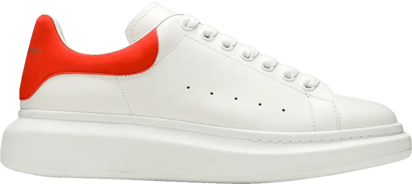  Alexander Mcqueen Alexander McQueen Oversized Sneaker &#039;White Warm Orange&#039;