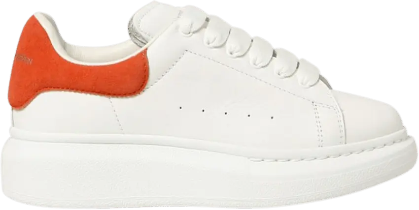  Alexander Mcqueen Alexander McQueen Oversized Sneaker Kids &#039;White Acrylic Orange&#039;