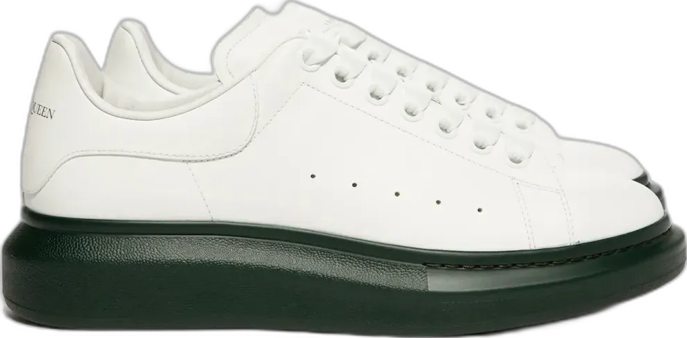  Alexander Mcqueen Alexander McQueen Oversized Sneaker White Green Sole