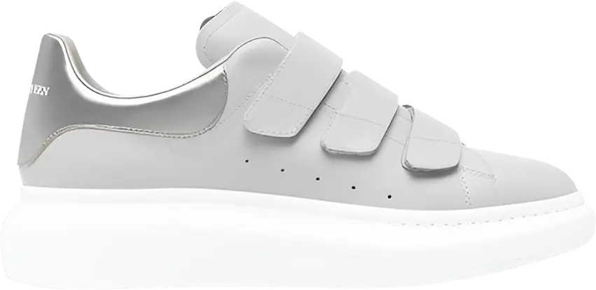  Alexander Mcqueen Alexander McQueen Oversized Triple Strap Sneaker &#039;True Grey Silver&#039;