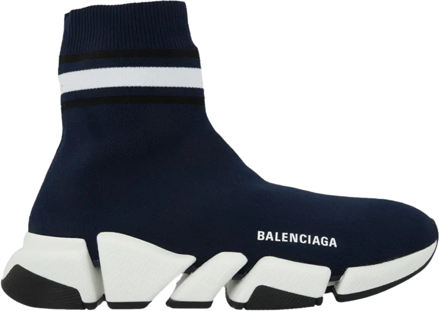  Balenciaga Speed 2.0 LT &#039;Navy&#039;