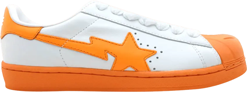  Bapesta FS-004 Low &#039;White Orange&#039;