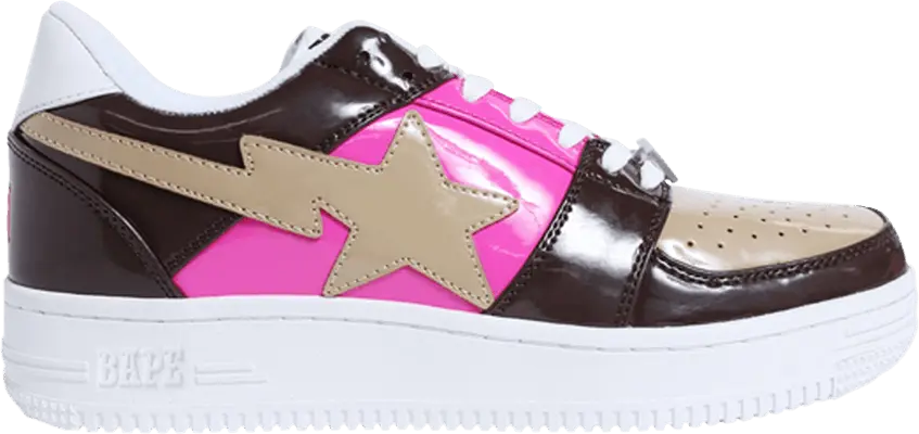  Bapesta Low &#039;Brown Pink&#039;