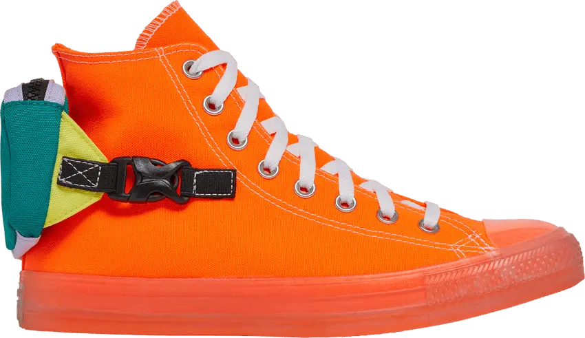  Converse Chuck Taylor All Star Buckle Up High &#039;Total Orange&#039;