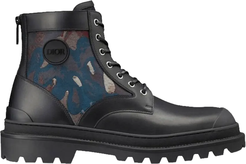 Dior Explorer Ankle Boot &#039;Black Khaki Camo&#039;
