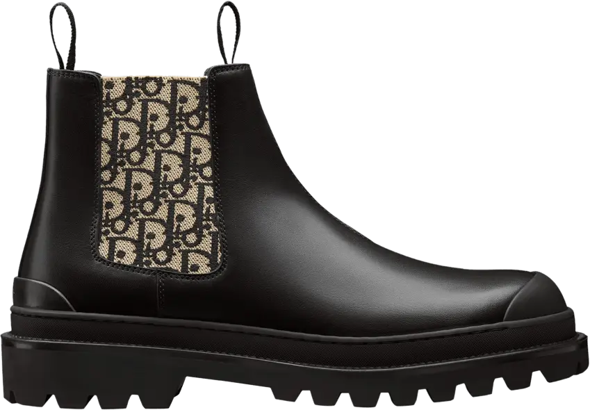  Dior Explorer Chelsea Boot &#039;Dior Oblique - Black Beige&#039;