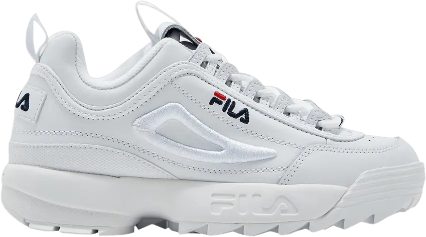  Fila Wmns Disruptor 2 &#039;3D Embroidery - White&#039;