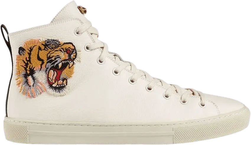  Gucci Leather High Top &#039;Tiger&#039;