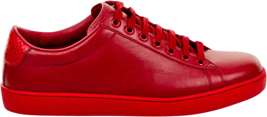 Gucci Leather Low &#039;Red&#039;