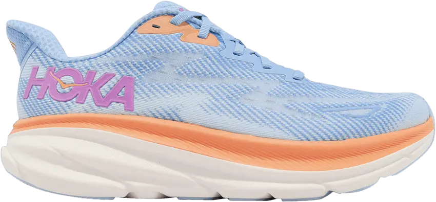  Hoka One One Wmns Clifton 9 Wide &#039;Airy Blue&#039;