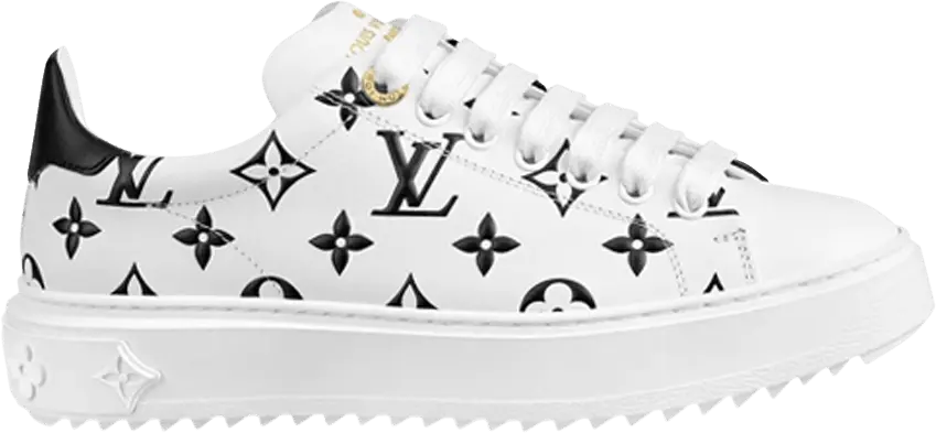 Louis Vuitton Wmns Time Out Sneaker &#039;White Black Monogram&#039;