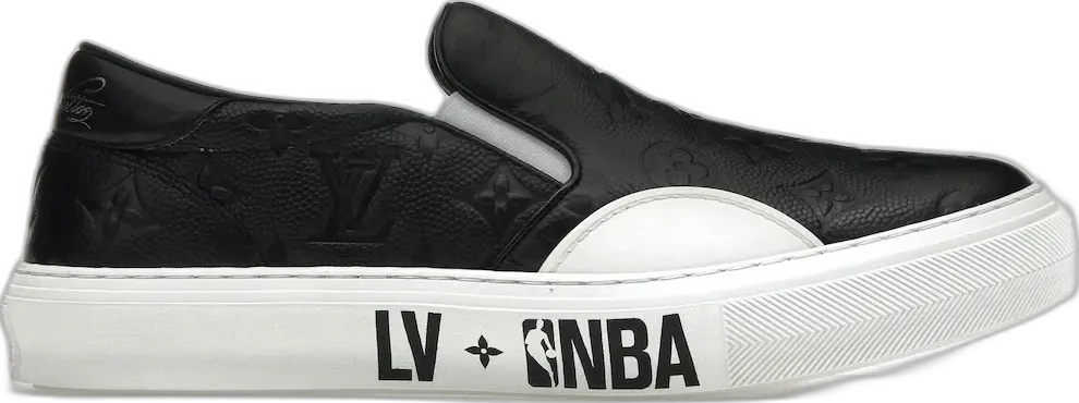  Louis Vuitton x NBA Ollie Slip On Black