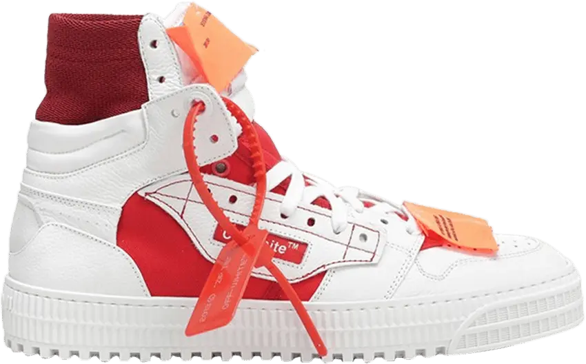  Off-White Off Court High &#039;White Red&#039;