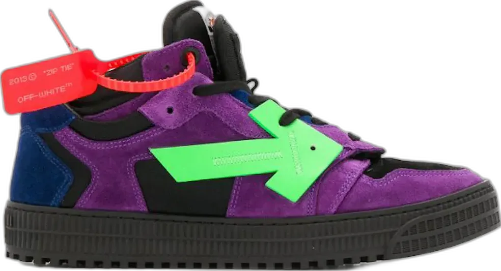Off-White Off Court Low Top Purple Green