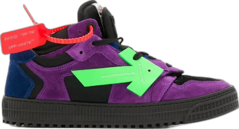  Off-White Off Court Low Top Purple Green