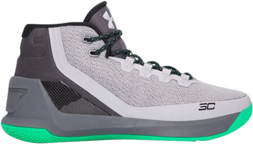  Under Armour Curry 3 Grey Matter Green