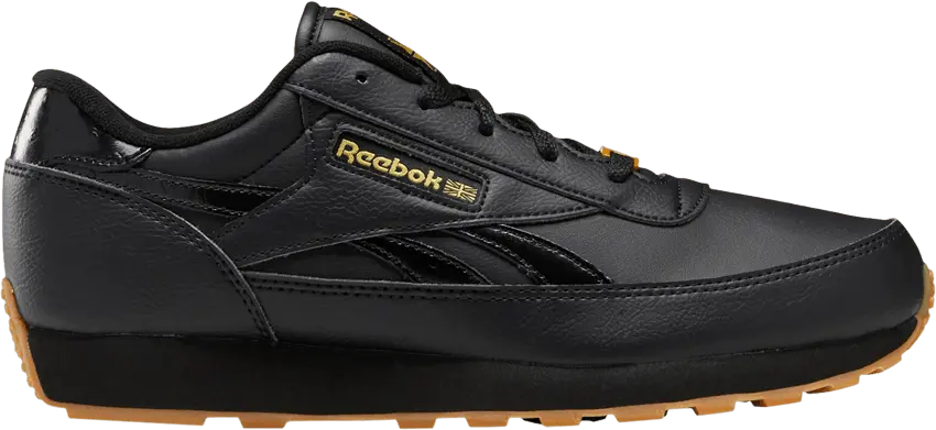  Reebok Classic Leather Renaissance 4E Wide &#039;Black Matte Gold&#039;