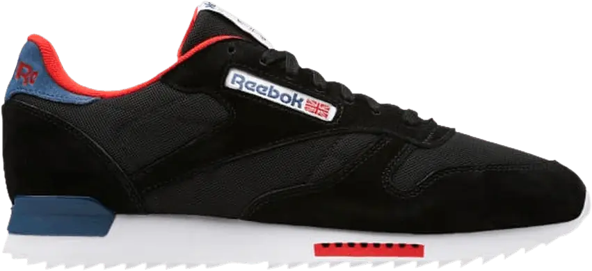  Reebok Classic Leather Ripple Clip SU &#039;Black&#039;