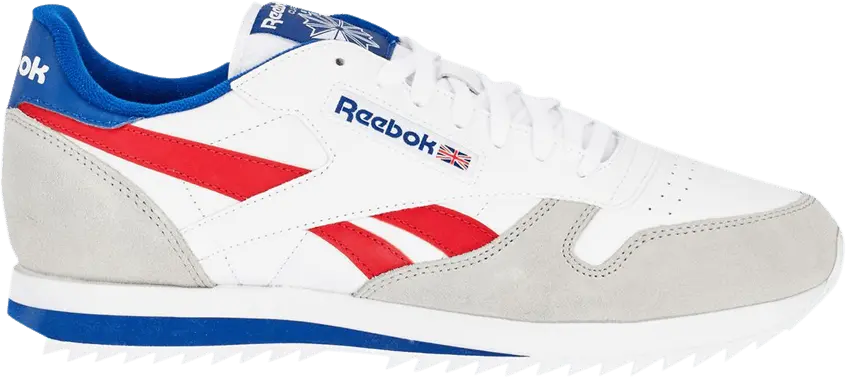  Reebok Classic Leather Ripple Low BP &#039;White Royal Red&#039;