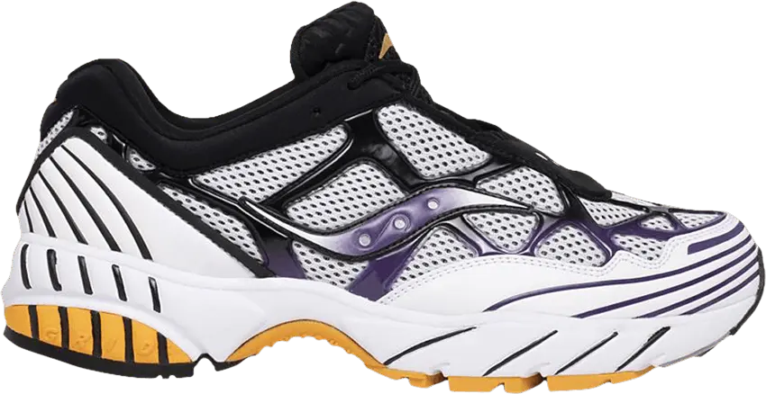 Saucony Grid Web Purple Yellow