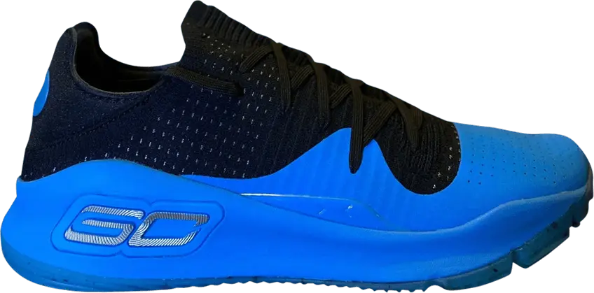  Under Armour Curry 4 Low &#039;Blue Black&#039; Sample