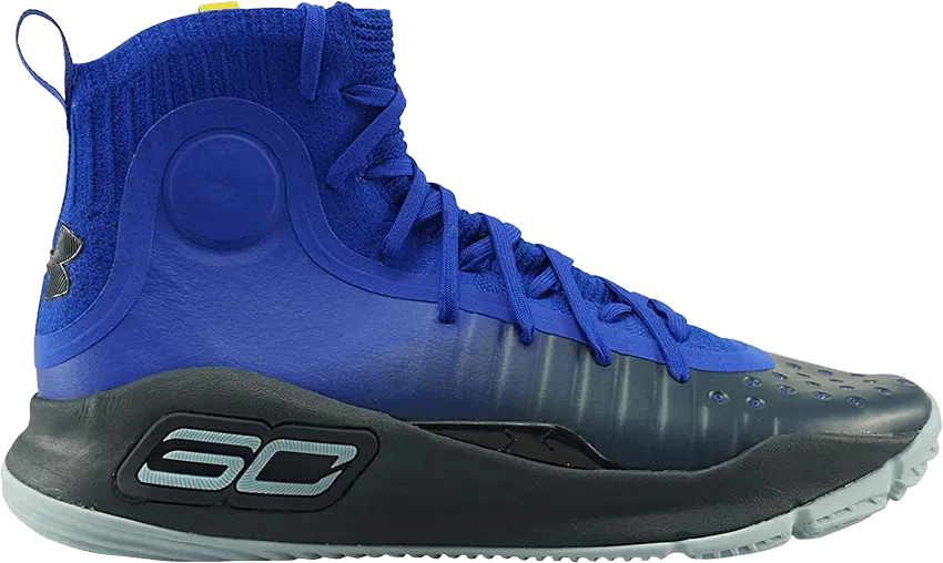  Under Armour Curry 4 Mid GS &#039;GSW&#039;