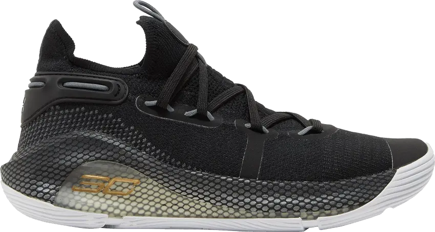  Under Armour Curry 6 Team &#039;Black Gold Metallic&#039;