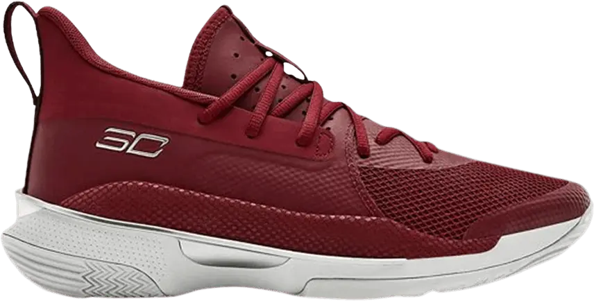  Under Armour Curry 7 Team &#039;Cardinal White&#039;