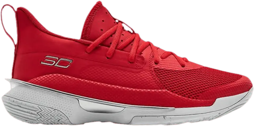  Under Armour Curry 7 Team &#039;Red White&#039;