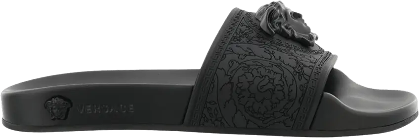  Versace Wmns Baroque Medusa Slide &#039;Black&#039;