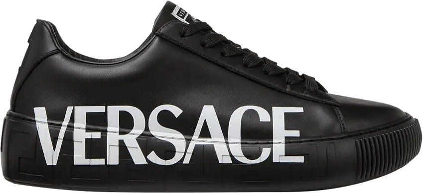  Versace Wmns Greca Low &#039;Logo - Black&#039;