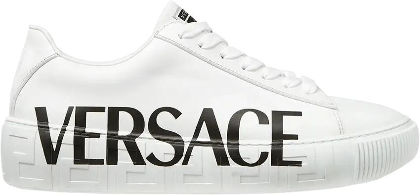 Versace Wmns Greca Low &#039;Logo - White&#039;