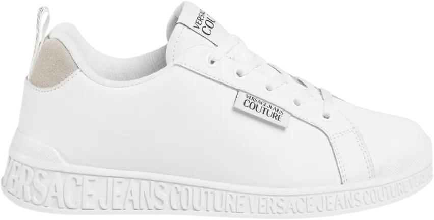  Versace Wmns Jeans Couture Branded Sole &#039;White&#039;
