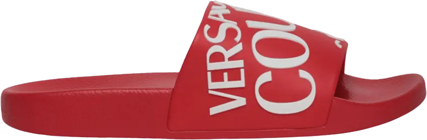  Versace Wmns Logo Slide &#039;Red&#039;