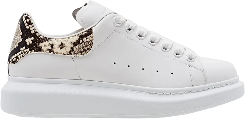  Alexander Mcqueen Alexander McQueen Oversized White Natural Python (Women&#039;s)